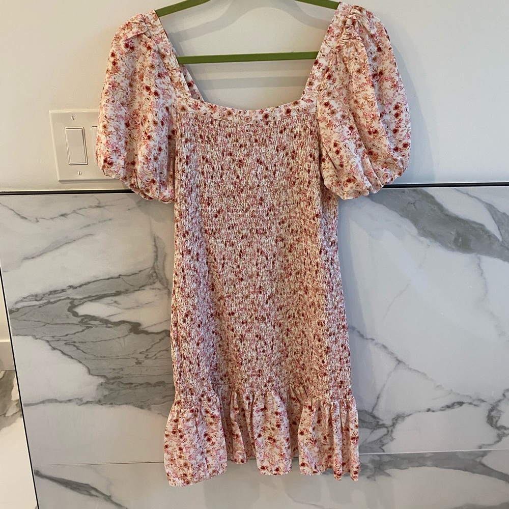 Anthropologie Another Love smocked mini dress